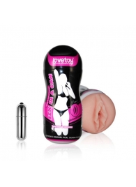 Мастурбатор-вагина Sex In A Can Vibra Vagina Tunnel - Lovetoy - в Балашихе купить с доставкой