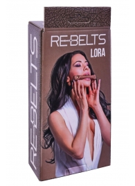 Кляп-трензель Lora с металлическими кольцами - Rebelts - купить с доставкой в Балашихе