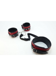 Кожаный БДСМ-набор - БДСМ Арсенал - купить с доставкой в Балашихе