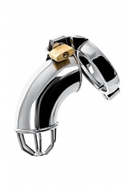 Серебристый мужской пояс верности TOYFA Metal - ToyFa - купить с доставкой в Балашихе