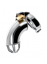 Серебристый мужской пояс верности TOYFA Metal - ToyFa - купить с доставкой в Балашихе