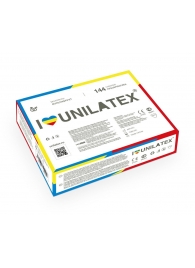 Разноцветные ароматизированные презервативы Unilatex Multifruits - 144 шт. - Unilatex - купить с доставкой в Балашихе