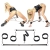 Комплект наручников и наножников с распорками Spread  em Bar and Cuff Set - Pipedream - купить с доставкой в Балашихе