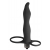 Черная вибронасадка для двойного проникновения Flirtini - 15,9 см. - Lola Games - купить с доставкой в Балашихе