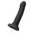 Черный фаллос с имитацией эякуляции Silicon Cum Dildo L - 19,6 см. - Strap-on-me - купить с доставкой в Балашихе