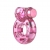 Розовое эрекционное виброкольцо Pink Bear - Baile - в Балашихе купить с доставкой