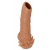 Телесная насадка с усиками и открытой головкой Nude Sleeve L - 14 см. - KOKOS - в Балашихе купить с доставкой