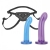 Страпон унисекс Beginners Strap-On с 2 насадками - 15 и 13 см. - Lux Fetish - купить с доставкой в Балашихе