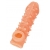 Телесная закрытая насадка с пупырышками Cock Sleeve Size L - 17,6 см. - KOKOS - в Балашихе купить с доставкой