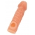 Телесная закрытая насадка с шершавой головкой Cock Sleeve Size L - 17,6 см. - KOKOS - в Балашихе купить с доставкой