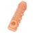 Телесная закрытая насадка с пучками шишечек Cock Sleeve Size M - 15,6 см. - KOKOS - в Балашихе купить с доставкой