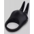 Черное эрекционное виброкольцо Sensation Rechargeable Vibrating Rabbit Love Ring - Fifty Shades of Grey - в Балашихе купить с доставкой