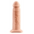 Телесный реалистичный фаллоимитатор с полостью Silicone Hollow Extension - 20 см. - Pipedream - купить с доставкой в Балашихе