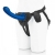 Синяя насадка Remote Control P-Spot G-Spot с черными трусиками - 20 см. - Pegasus - купить с доставкой в Балашихе