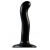 Черный фаллоимитатор-насадка Strap-On-Me P G spot Dildo size S - 16,4 см. - Strap-on-me - купить с доставкой в Балашихе