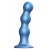 Голубая насадка Strap-On-Me Dildo Plug Balls size S - Strap-on-me - купить с доставкой в Балашихе
