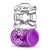 Фиолетовое эрекционное виброкольцо Pleaser Rechargeable C-Ring - Blush Novelties - в Балашихе купить с доставкой