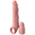 Телесная насадка-удлинитель 2 Inch Silicone X-tension with Strap - 20,3 см. - Pipedream - в Балашихе купить с доставкой