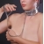 Серебристый ошейник из искусственной кожи - Sitabella - купить с доставкой в Балашихе