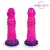 Розовый рельефный фантазийный фаллоимитатор - 20 см. - Bior toys - купить с доставкой в Балашихе