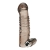 Дымчатая насадка на пенис с вибрацией  Vibrating Penis Enhancing Sleeve Extension - 13,3 см. - BlueLine - в Балашихе купить с доставкой