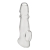 Прозрачная насадка для пениса Girthy Penis Enhancing Sleeve Extension - 17,1 см. - BlueLine - в Балашихе купить с доставкой