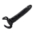 Чёрная насадка-фаллос для двойного проникновения INFLATABLE DILDO SLIM DONG  - 13,5 см. - Toyz4lovers - в Балашихе купить с доставкой