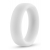 Белое люминесцентное эрекционное кольцо Silicone Glo Cock Ring - Blush Novelties - в Балашихе купить с доставкой