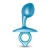 Голубая анальная пробка для массажа простаты Bulb Silicone Prostate Plug - 10,7 см. - b-Vibe - в Балашихе купить с доставкой