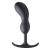 Черный массажер простаты с утяжелителями Premium Silicone Weighted Prostate Plug Large - 18,8 см. - XR Brands - в Балашихе купить с доставкой