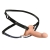 Телесный полый страпон 2  Erection 28X Smooth Vibrating Silicone Penis Sheath - 16 см. - XR Brands - купить с доставкой в Балашихе