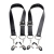 Ремни с зажимами для половых губ Spread Labia Spreader Straps with Clamps - XR Brands - купить с доставкой в Балашихе