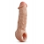 Телесная насадка-удлинитель Intrepid 9.25 Inch Realistic Penis Extender Sleeve - 23,5 см. - Blush Novelties - в Балашихе купить с доставкой