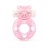 Розовое эрекционное виброкольцо в форме мишки - 1137 - в Балашихе купить с доставкой