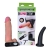 Страпон с 2 насадками и вибрацией UniStrap - 19 и 12 см. - LOVETOY (А-Полимер) - купить с доставкой в Балашихе