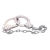Наручники из металла с длинной цепочкой CHROME HANDCUFFS METAL HANDCUFFS W. KEY - NMC - купить с доставкой в Балашихе