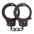 Чёрные наручники из листового металла BONDX METAL CUFFS BLACK - Dream Toys - купить с доставкой в Балашихе