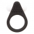 Чёрное эрекционное кольцо LIT-UP SILICONE STIMU RING 1 BLACK - Dream Toys - в Балашихе купить с доставкой