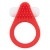 Красное эрекционное кольцо LIT-UP SILICONE STIMU RING 1 RED - Dream Toys - в Балашихе купить с доставкой