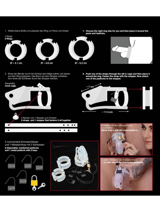 Набор для мужского пояса верности Cock Cage Set - Orion - купить с доставкой в Балашихе