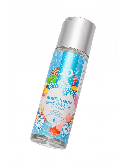 Смазка на водной основе Candy Shop Bubblegum с ароматом жвачки - 60 мл. - System JO - купить с доставкой в Балашихе