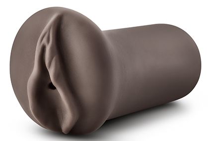 Коричневый мастубратор-вагина Nicole s Kitty - Blush Novelties - в Балашихе купить с доставкой