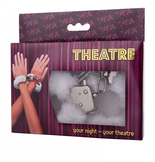 Наручники с белой меховой опушкой - ToyFa - купить с доставкой в Балашихе