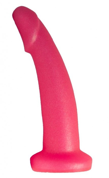Розовый плаг-массажёр для простаты - 13,5 см. - LOVETOY (А-Полимер) - в Балашихе купить с доставкой