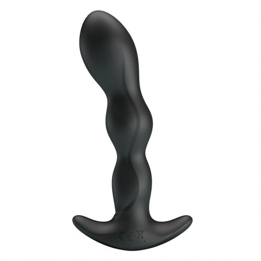 Черный анальный стимулятор простаты с вибрацией Special Anal Massager - 14,5 см. - Baile - в Балашихе купить с доставкой