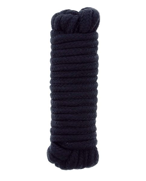 Чёрная веревка для связывания BONDX LOVE ROPE - 5 м. - Dream Toys - купить с доставкой в Балашихе