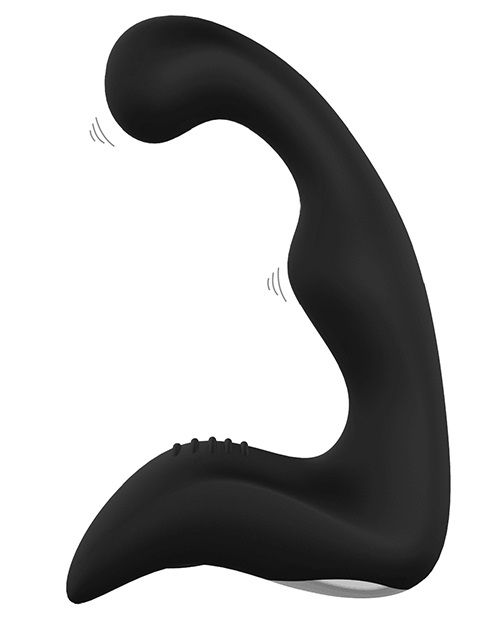 Чёрный перезаряжаемый массажёр простаты BOOTY PLEASER - Dream Toys - в Балашихе купить с доставкой