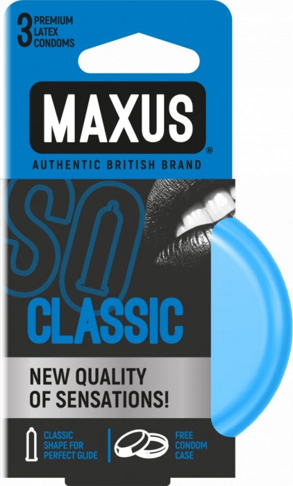 Классические презервативы в железном кейсе MAXUS Classic - 3 шт. - Maxus - купить с доставкой в Балашихе