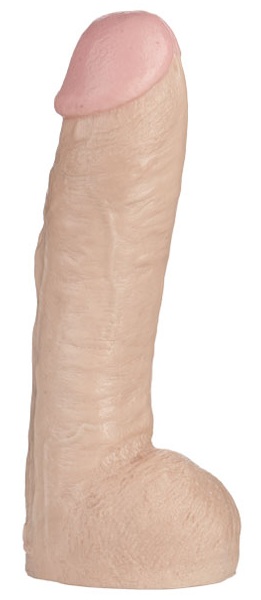 Огромная насадка-реалистик Vac-U-Lock Realistic Hung - 31,7 см. - Doc Johnson - купить с доставкой в Балашихе