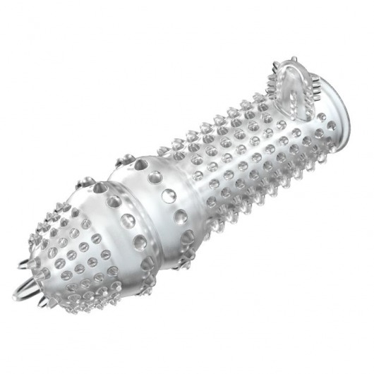 Закрытая прозрачная насадка Crystal sleeve - 14,2 см. - Erowoman-Eroman - в Балашихе купить с доставкой